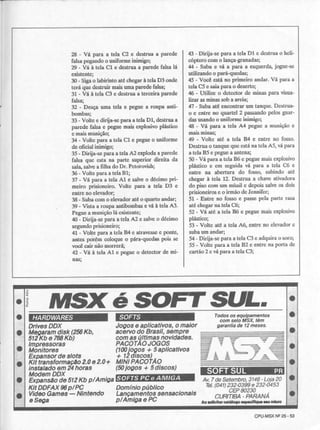 Revista CPU MSX - No. 25 - 1988