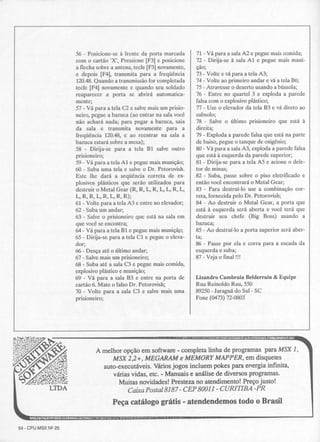 Revista CPU MSX - No. 25 - 1988