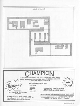 Revista CPU MSX - No. 25 - 1988