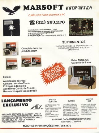 Revista CPU MSX - No. 25 - 1988