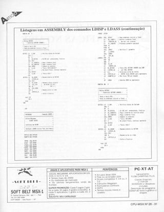 Revista CPU MSX - No. 26 - 1988