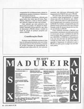 Revista CPU MSX - No. 26 - 1988