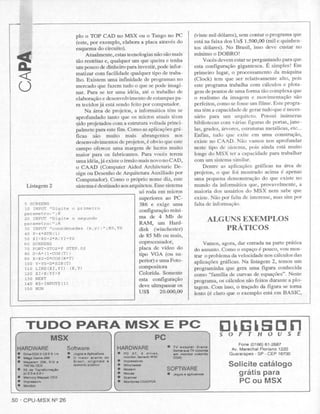Revista CPU MSX - No. 26 - 1988