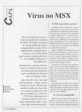 Revista CPU MSX - No. 27 - 1988