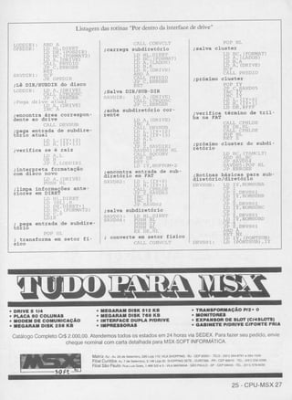 Revista CPU MSX - No. 27 - 1988