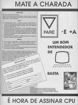 Revista CPU MSX - No. 27 - 1988