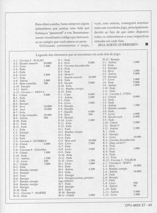 Revista CPU MSX - No. 27 - 1988