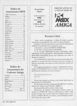Revista CPU MSX - No. 27 - 1988