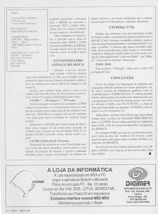 Revista CPU MSX AMIGA - No. 28 - 1988