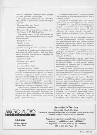 Revista CPU MSX AMIGA - No. 28 - 1988