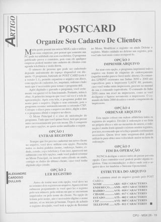 Revista CPU MSX AMIGA - No. 28 - 1988