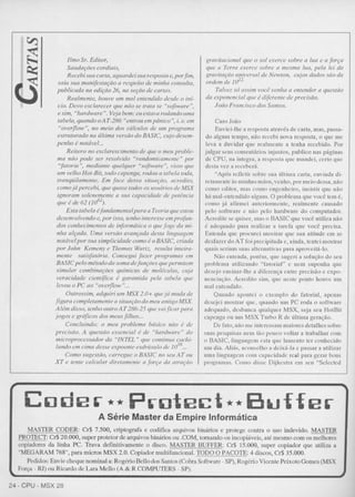 Revista CPU MSX AMIGA - No. 28 - 1988