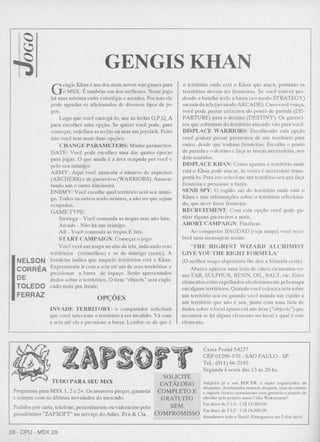 Revista CPU MSX AMIGA - No. 28 - 1988