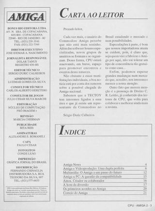 Revista CPU MSX AMIGA - No. 28 - 1988