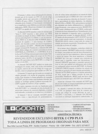 Revista CPU MSX AMIGA - No. 29 - 1988