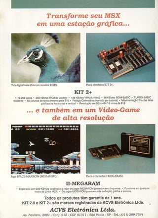 Revista CPU MSX AMIGA - No. 29 - 1988