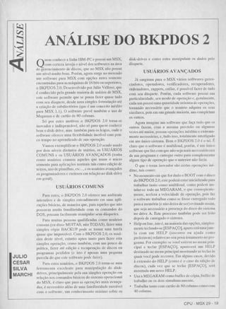 Revista CPU MSX AMIGA - No. 29 - 1988