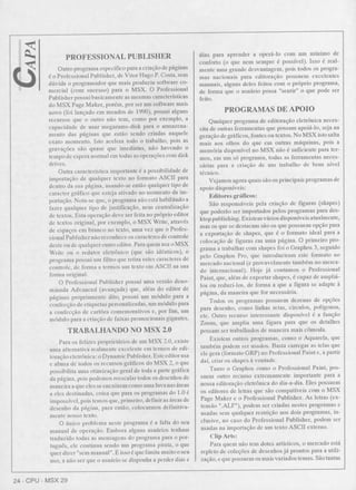 Revista CPU MSX AMIGA - No. 29 - 1988