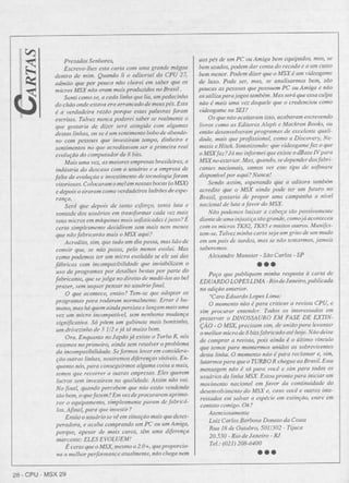 Revista CPU MSX AMIGA - No. 29 - 1988