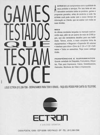 Revista CPU MSX AMIGA - No. 29 - 1988