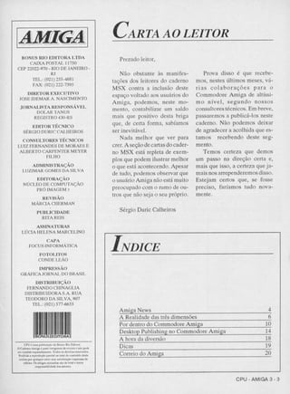 Revista CPU MSX AMIGA - No. 29 - 1988