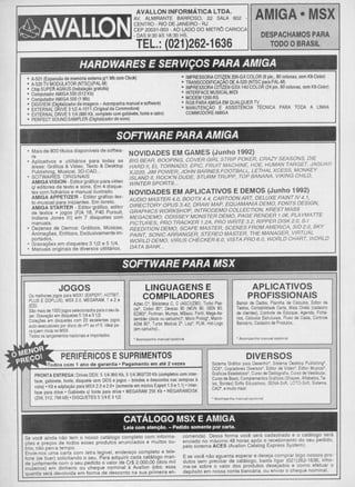 Revista CPU MSX AMIGA - No. 29 - 1988