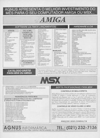 Revista CPU MSX AMIGA - No. 29 - 1988