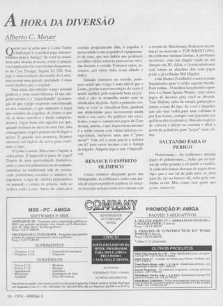 Revista CPU MSX AMIGA - No. 29 - 1988