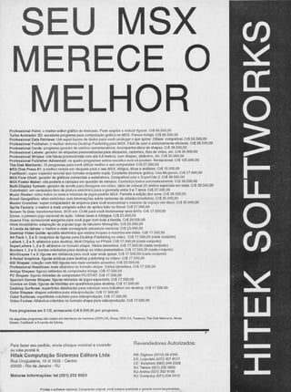 Revista CPU MSX AMIGA - No. 29 - 1988