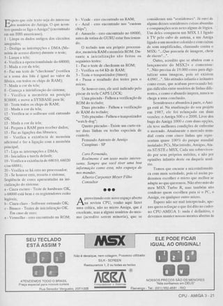 Revista CPU MSX AMIGA - No. 29 - 1988