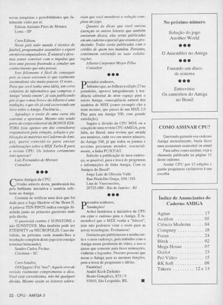 Revista CPU MSX AMIGA - No. 29 - 1988