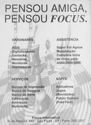 Revista CPU MSX AMIGA - No. 29 - 1988