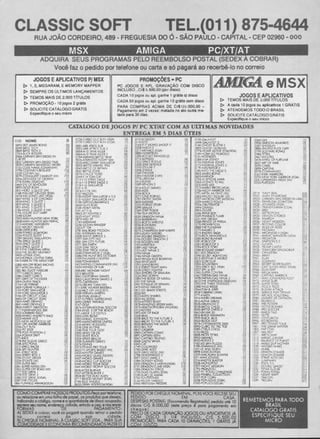 Revista CPU MSX AMIGA - No. 29 - 1988