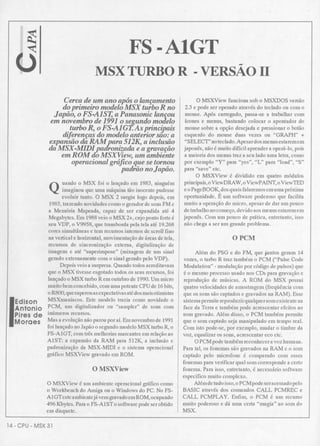 Revista CPU MSX AMIGA - No. 31 - 1988