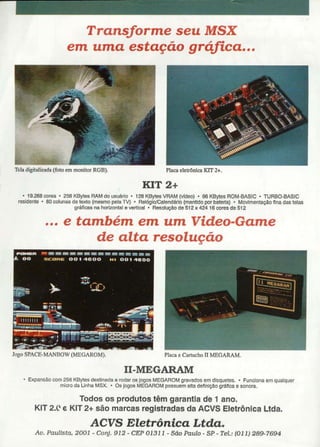 Revista CPU MSX AMIGA - No. 31 - 1988