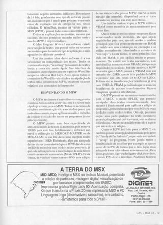 Revista CPU MSX AMIGA - No. 31 - 1988