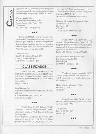 Revista CPU MSX AMIGA - No. 31 - 1988