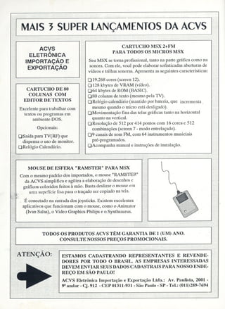 Revista CPU MSX AMIGA - No. 31 - 1988