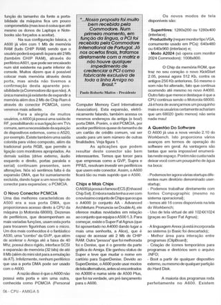 Revista CPU MSX AMIGA - No. 31 - 1988