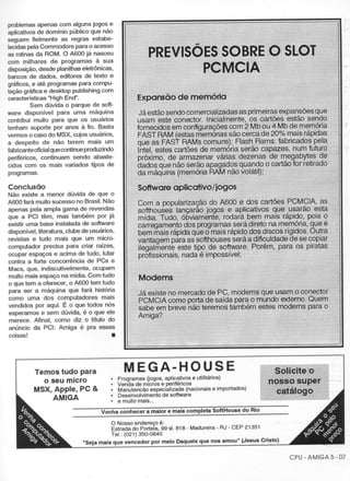 Revista CPU MSX AMIGA - No. 31 - 1988