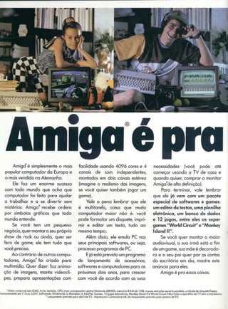 Revista CPU MSX AMIGA - No. 31 - 1988