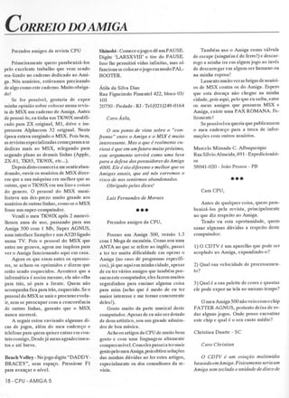 Revista CPU MSX AMIGA - No. 31 - 1988