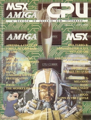 Revista CPU MSX AMIGA - No. 32 - 1988