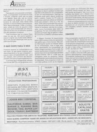 Revista CPU MSX AMIGA - No. 34 - 1988