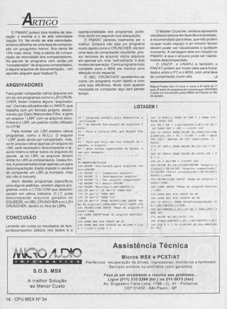 Revista CPU MSX AMIGA - No. 34 - 1988