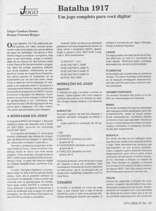 Revista CPU MSX AMIGA - No. 34 - 1988