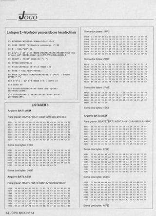 Revista CPU MSX AMIGA - No. 34 - 1988