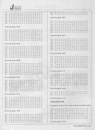Revista CPU MSX AMIGA - No. 34 - 1988