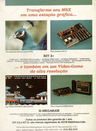 Revista CPU MSX AMIGA - No. 34 - 1988
