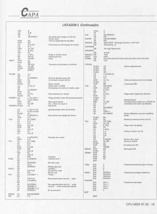 Revista CPU MSX AMIGA - No. 35 - 1988